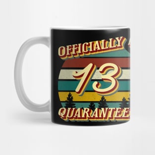 13th Birthday Officially a Quaranteen Teenager 13 Years Old T-Shirt Mug